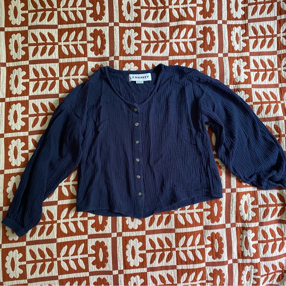 LF Markey Cotton Gauze Top